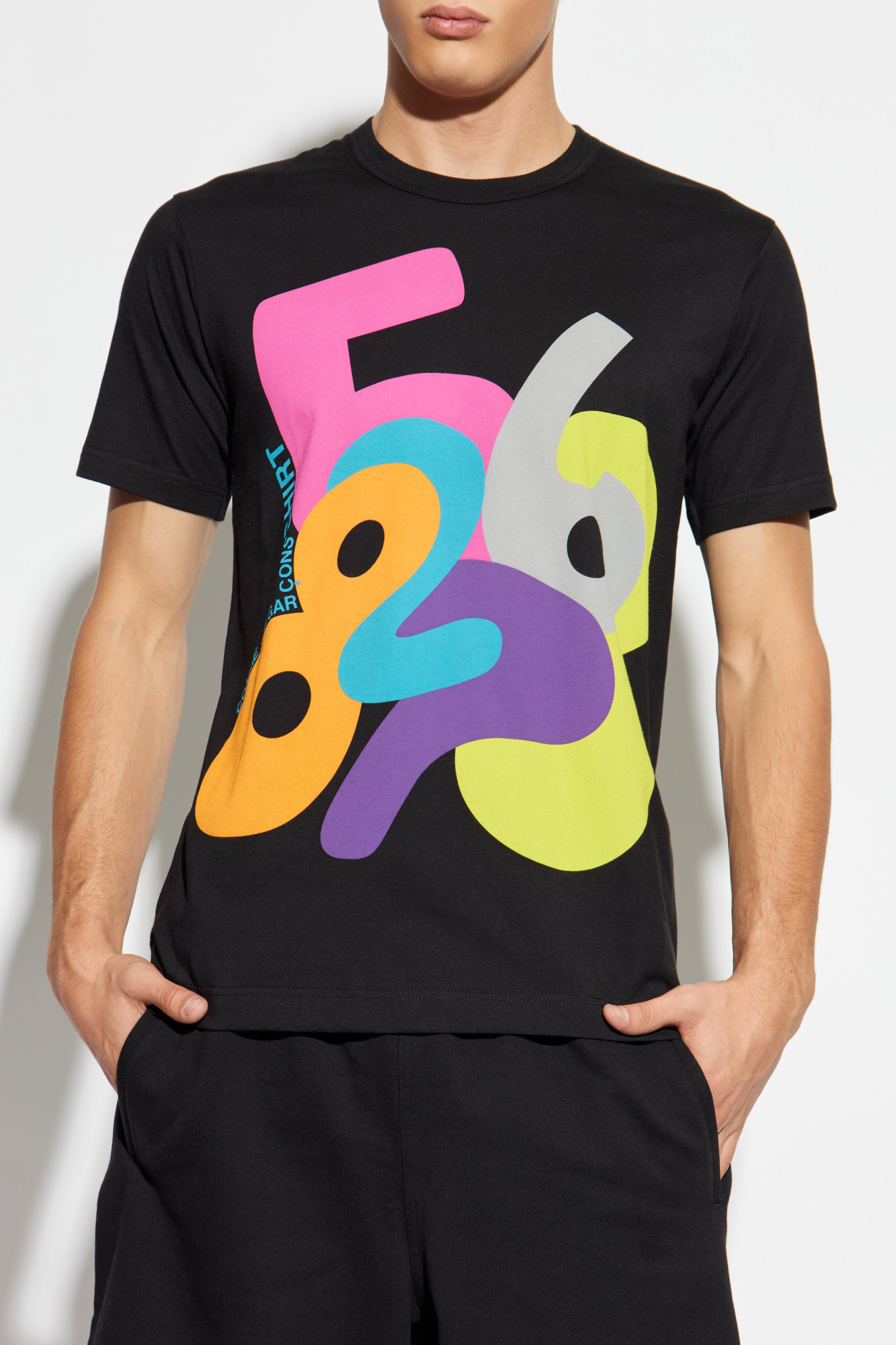 トップス COMME des GARCONS Print t-shirt Comme Des Garçons Play eye-print Cotton T-shirt | Black